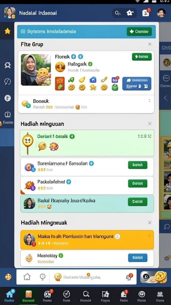 Ilustrasi grafis yang menawan dan penuh warna.