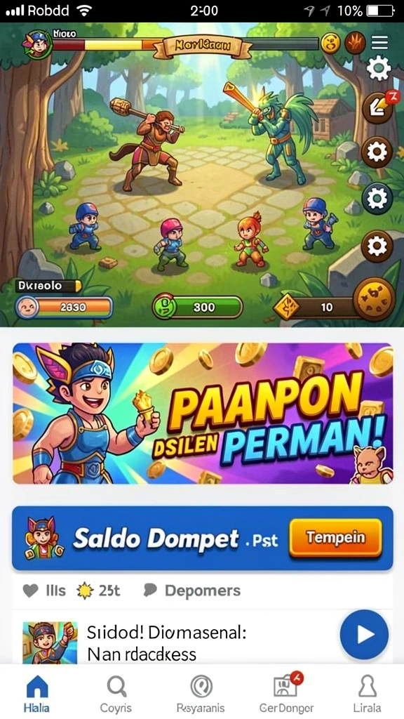 Fitur mode permainan yang bervariasi.