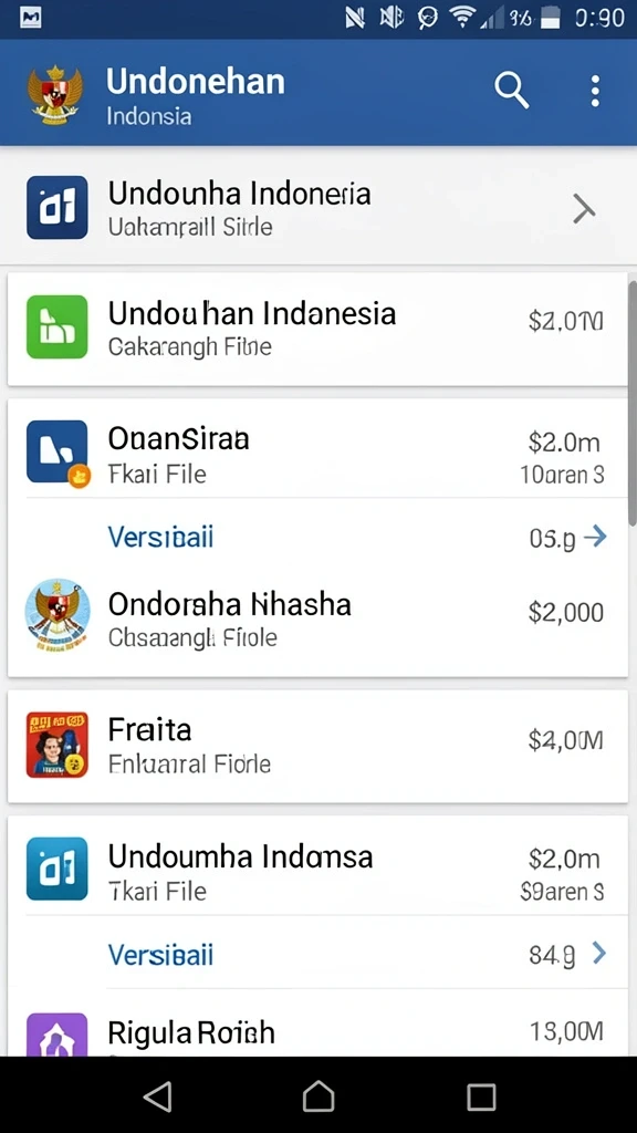 Screenshot menunjukkan tampilan menarik dengan warna-warna cerah.