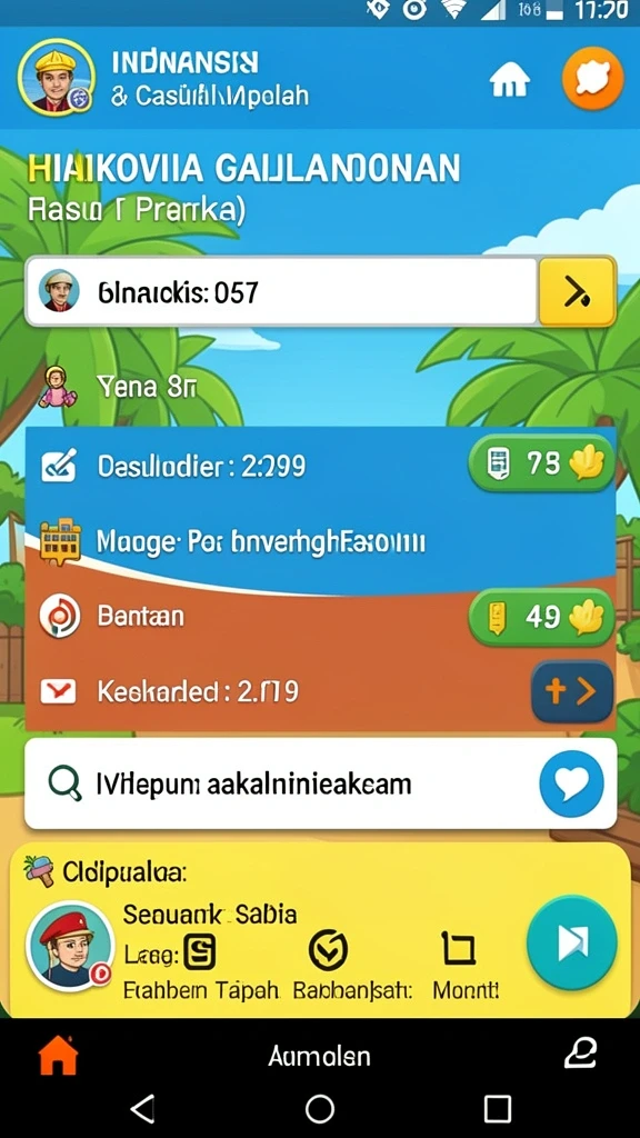 Screenshot menampilkan antarmuka pengguna yang sederhana dan mudah dinavigasi.