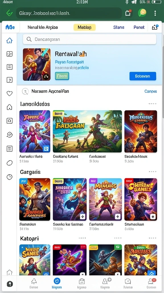 Tampilan utama aplikasi ARIESTOGEL yang menarik.
