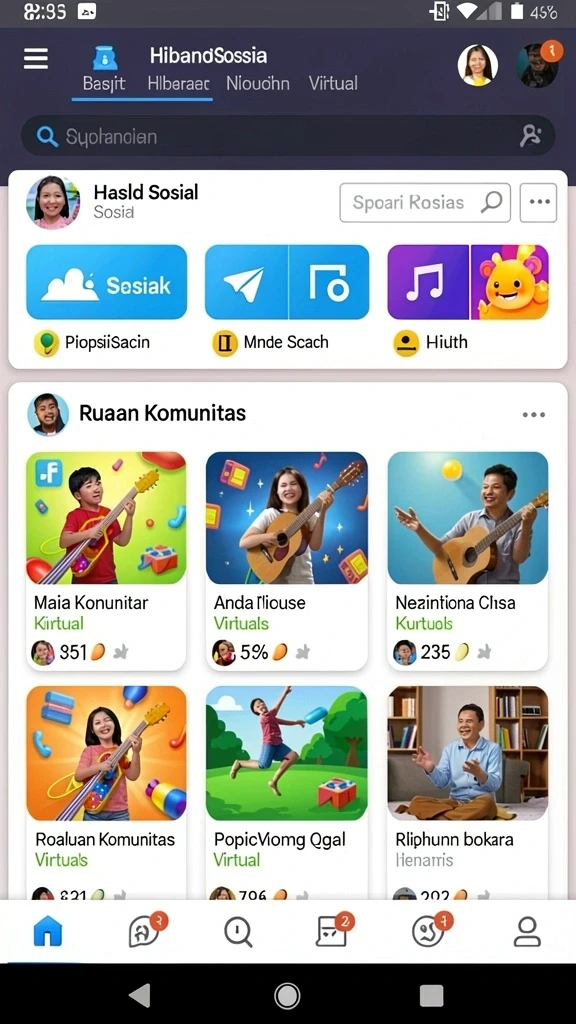 Mode permainan yang menantang dan seru.