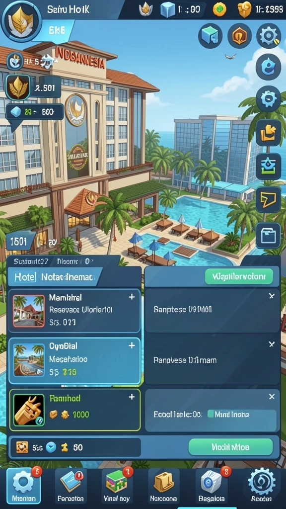 Tangkapan layar memperlihatkan item eksklusif dalam game.