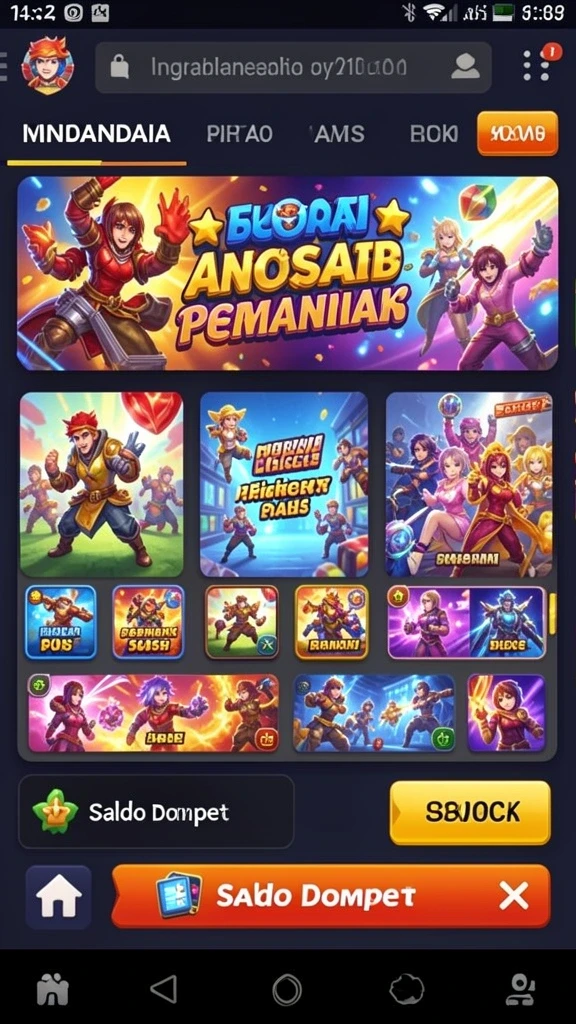 Karakter dengan desain yang menarik dan beragam.