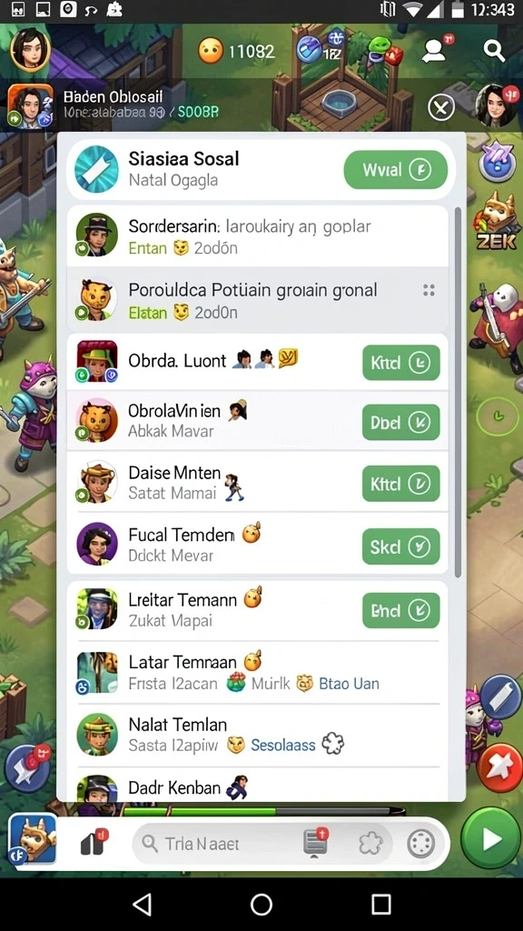 Fitur leaderboard untuk bersaing dengan pemain lain.