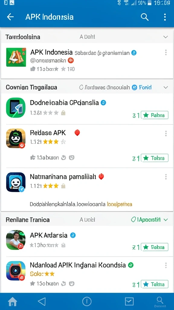 Beragam mode dan permainan yang tersedia.