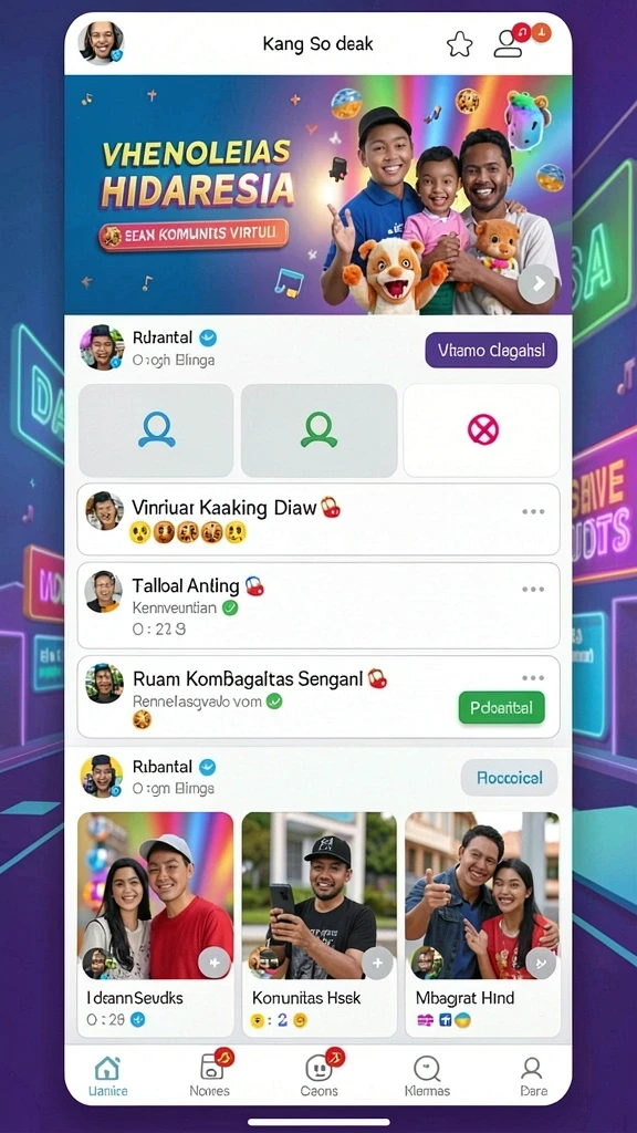 Karakter heroik dalam aksi di level yang menantang.