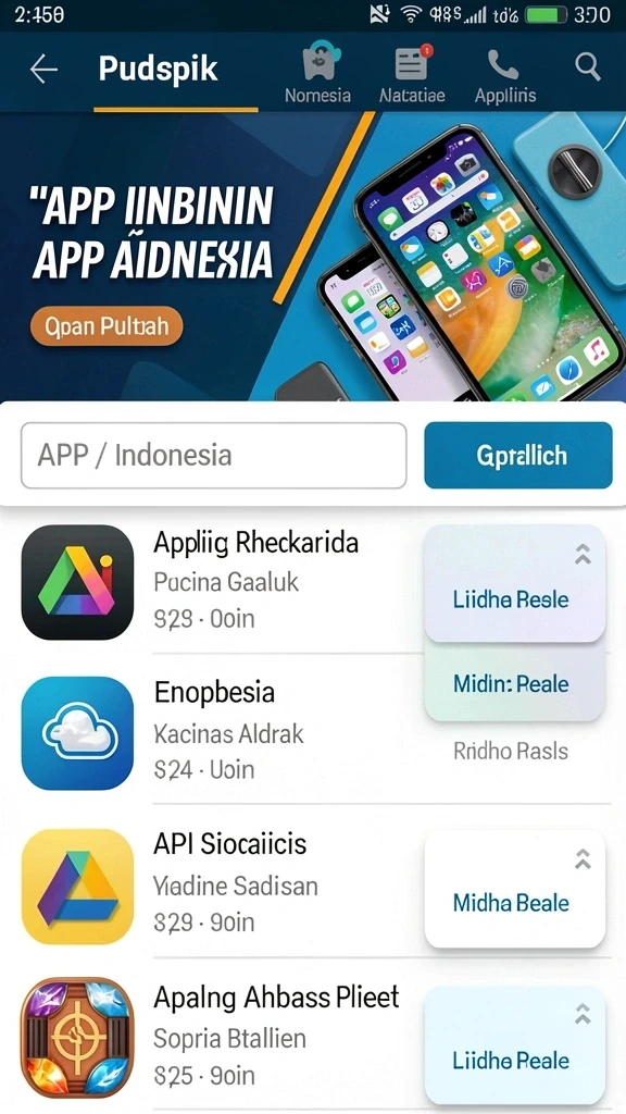 Tampilan antarmuka yang menarik dan user-friendly.