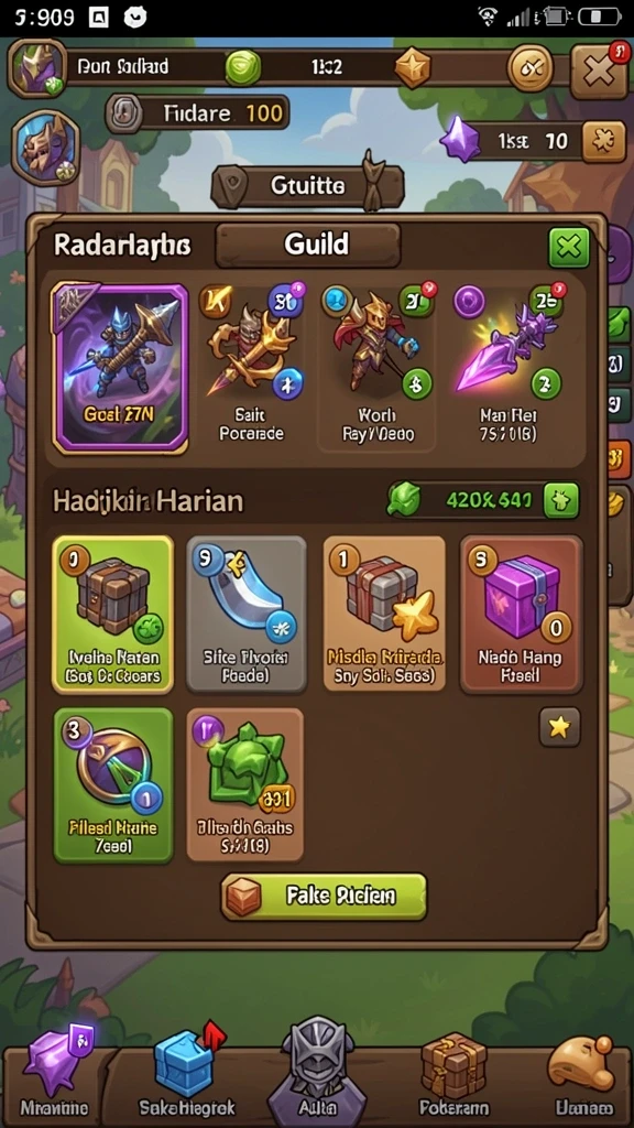 Tangkapan layar menunjukkan variasi permainan slot yang menarik.