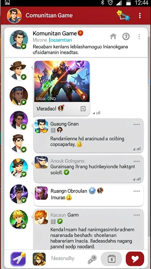 Tampilan menarik dengan grafis penuh warna.