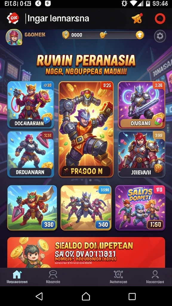Tampilan antarmuka yang menarik dan mudah dinavigasi.
