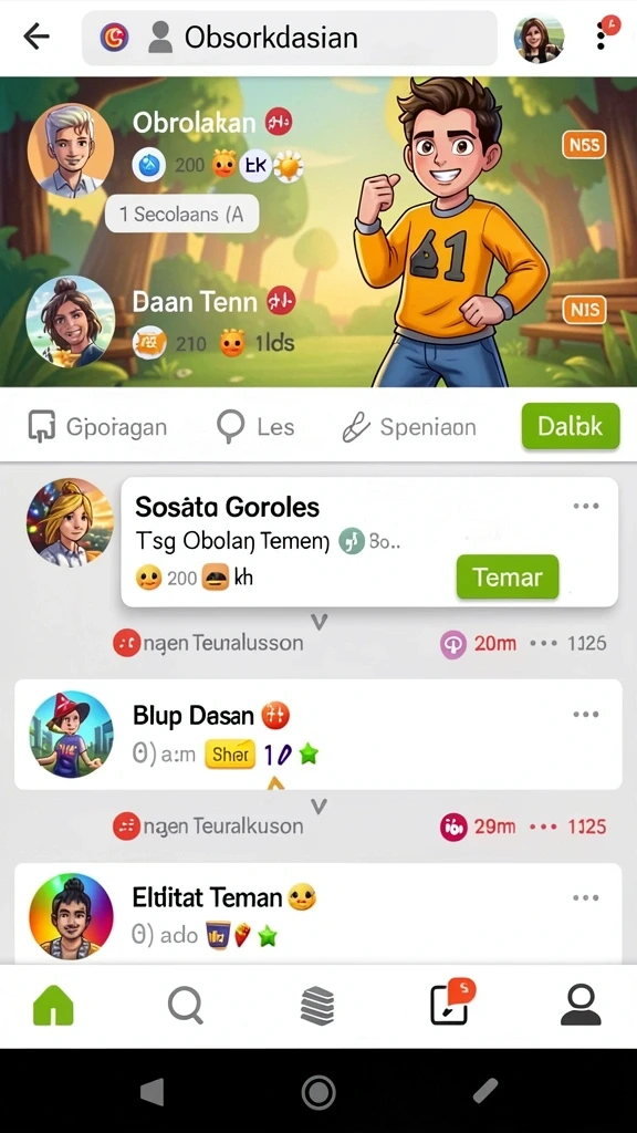 Beragam pilihan permainan yang seru dan menghibur.