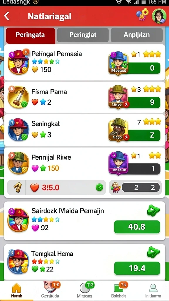 Sistem hadiah yang menarik setelah menyelesaikan level.