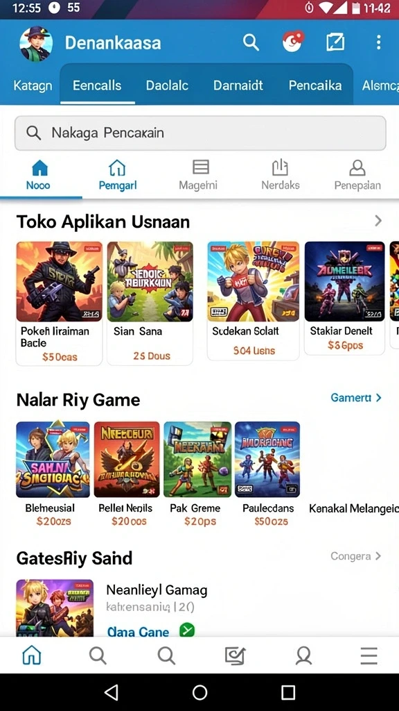 Reward menarik untuk setiap pencapaian dalam game.