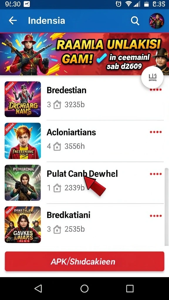 Tampilan antarmuka yang intuitif dan menarik.