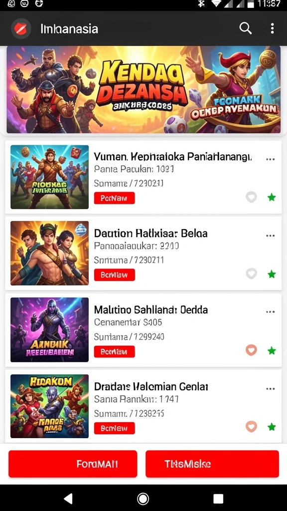 Tampilan antarmuka pengguna yang intuitif dan ramah.
