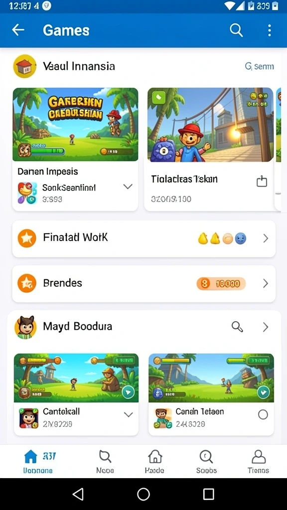 Pengguna bersaing dalam mode multiplayer di SINTE4D.
