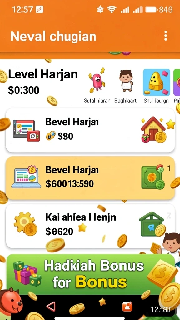 Tampilan antarmuka yang menarik dan intuitif.