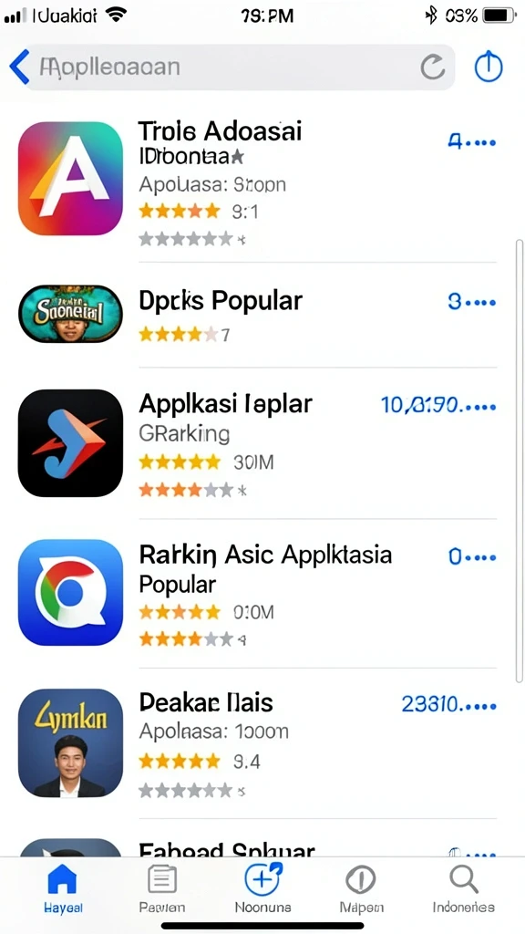 Fitur statistik untuk melacak performa permainan.