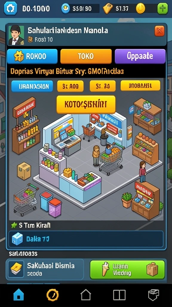 Sistem hadiah yang menarik dengan berbagai level.